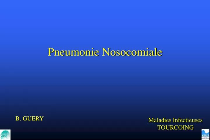 pneumonie nosocomiale
