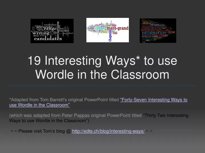 19 interesting ways to use wordle in the classroom