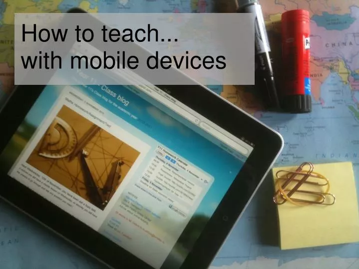 how to teach with mobile devices