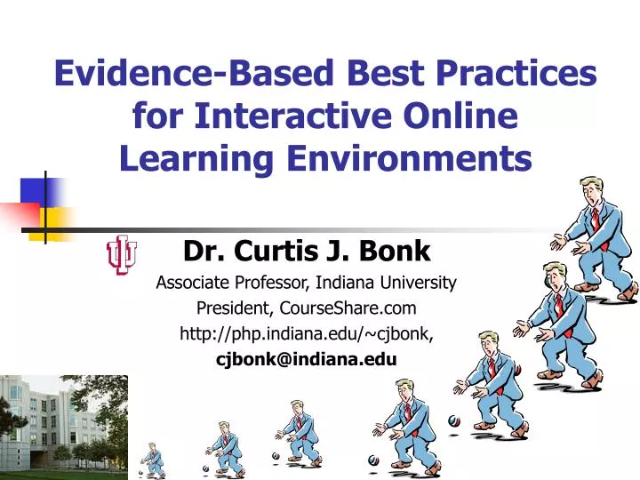 evidence based best practices for interactive online learning environments