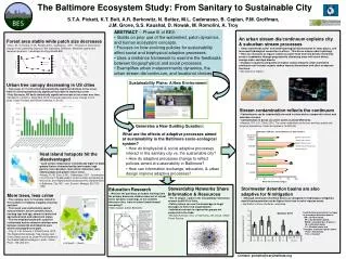 The Baltimore Ecosystem Study: From Sanitary to Sustainable City