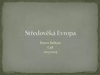 st edov k evropa