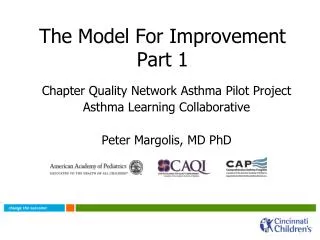 The Model For Improvement Part 1