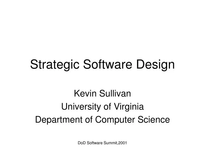 strategic software design