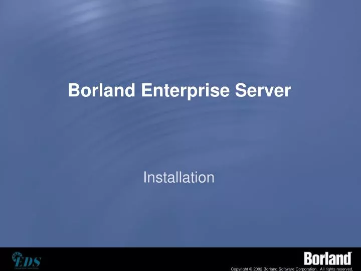 borland enterprise server