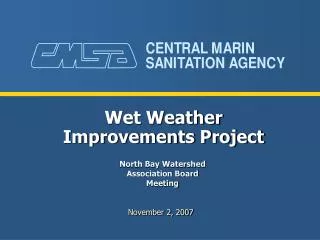 Wet Weather Improvements Project