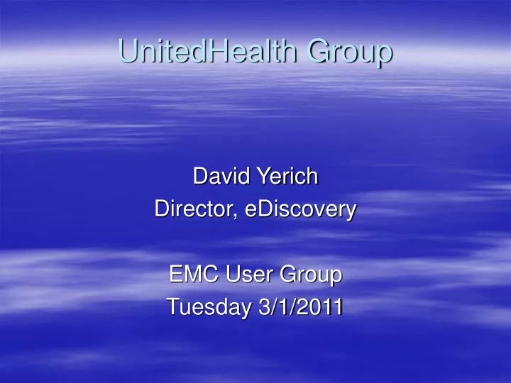 unitedhealth group