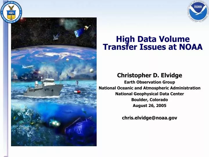 high data volume transfer issues at noaa