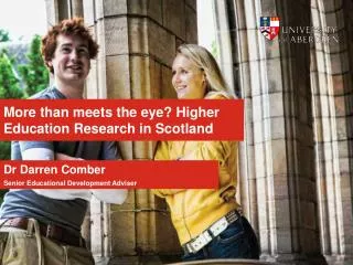 More than meets the eye? Higher Education Research in Scotland