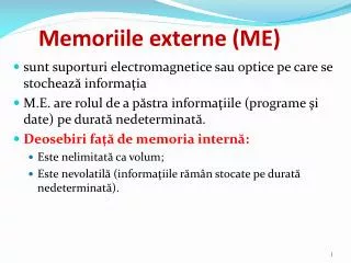 memoriile externe me