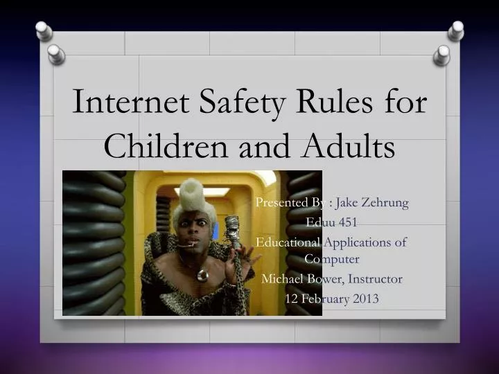 internet safety rules for children and adults