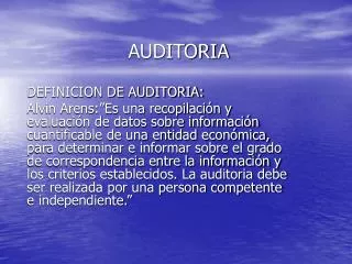 auditoria