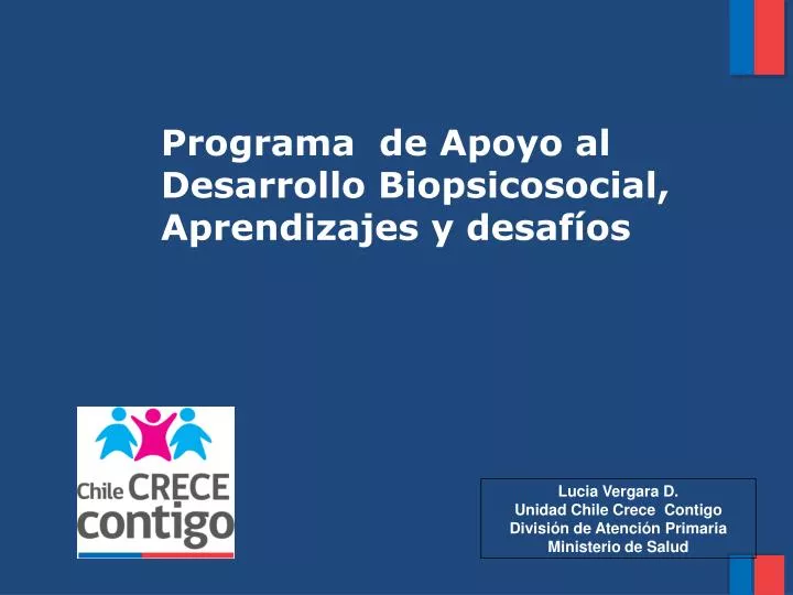 programa de apoyo al desarrollo biopsicosocial aprendizajes y desaf os