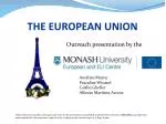 THE EUROPEAN UNION - slide 1