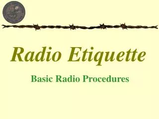 Radio Etiquette