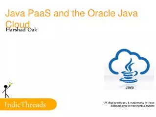Java PaaS and the Oracle Java Cloud