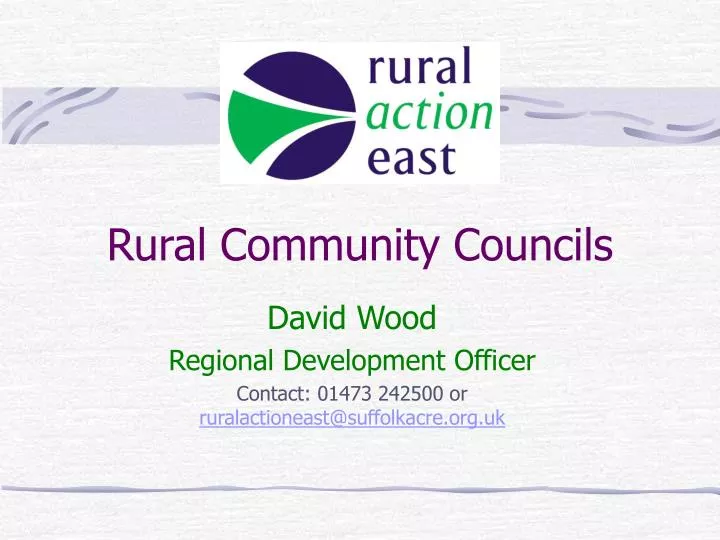 rural community councils