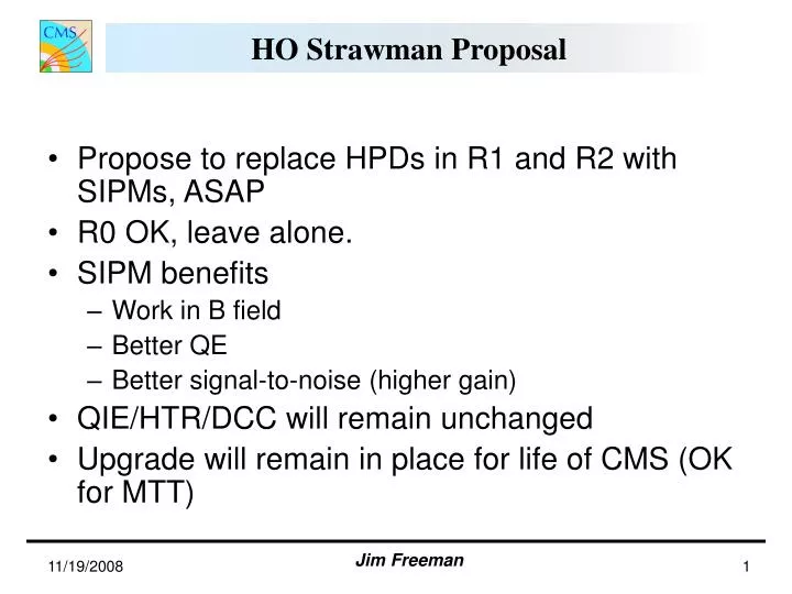 ho strawman proposal