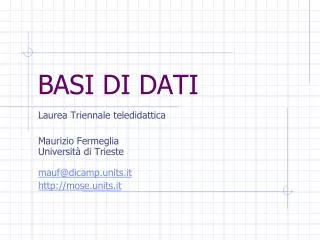 basi di dati