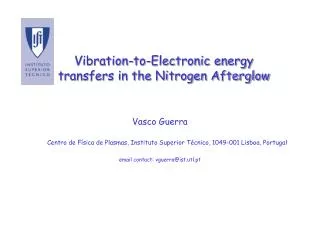 Vibration-to-Electronic energy transfers in the Nitrogen Afterglow