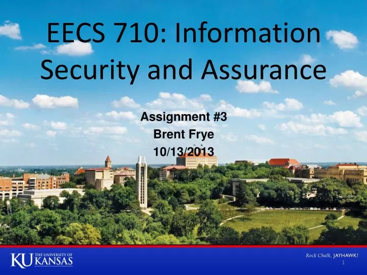eecs 710 information security and assurance