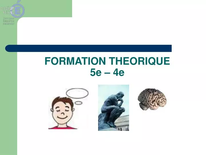formation theorique 5e 4e