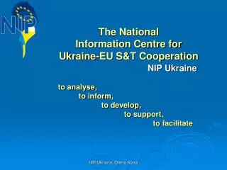 The National Information Centre for Ukraine-EU S&amp;T Cooperation