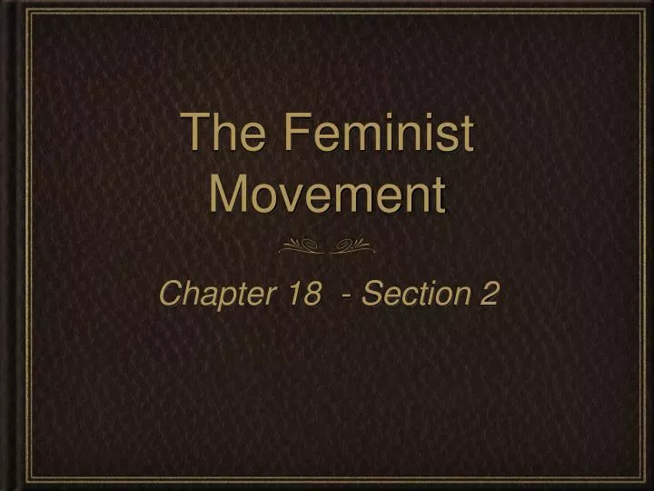 the feminist movement