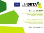 Proyecto ETA-BETA - slide 1