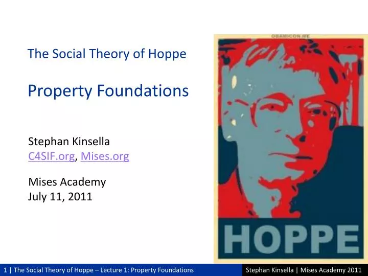 stephan kinsella c4sif org mises org mises academy july 11 2011