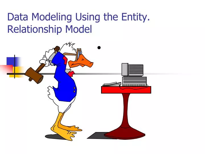 data modeling using the entity relationship model