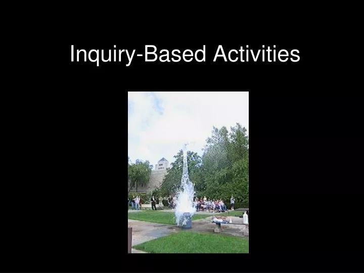 inquiry based activities