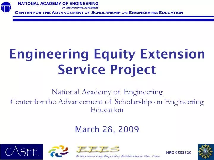 engineering equity extension service project