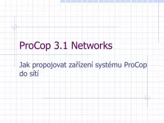 procop 3 1 networks