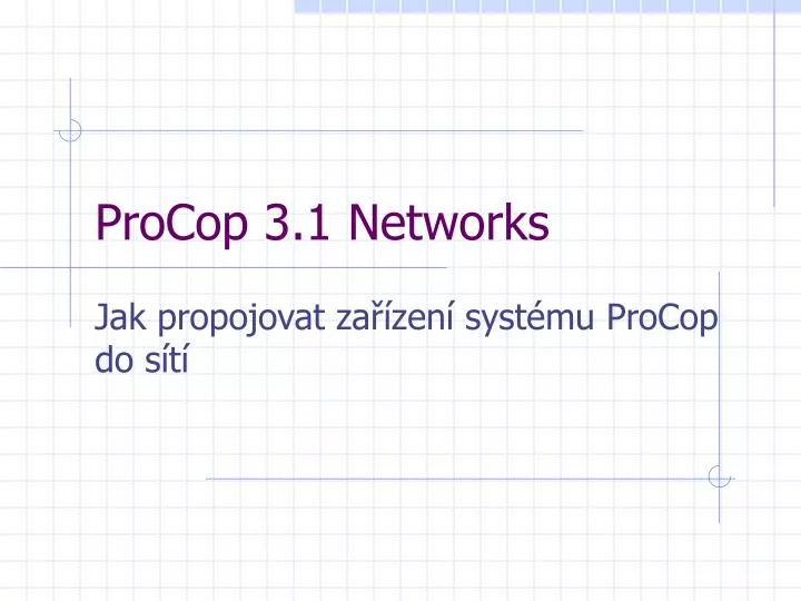 procop 3 1 networks