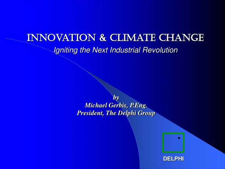 by michael gerbis p eng president the delphi group