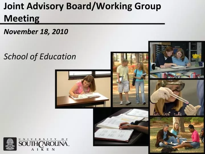 joint advisory board working group meeting