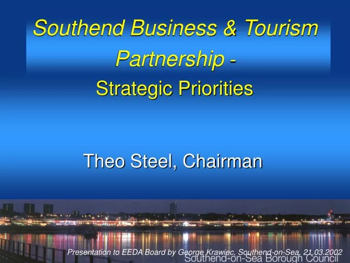 southend business tourism partnership strategic priorities