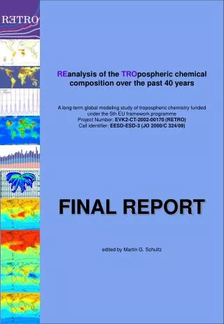 RE analysis of the TRO pospheric chemical composition over the past 40 years