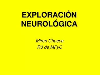 exploraci n neurol gica