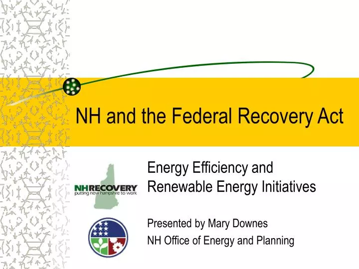 nh and the federal recovery act