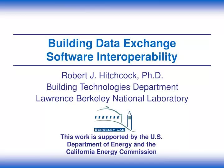 building data exchange software interoperability