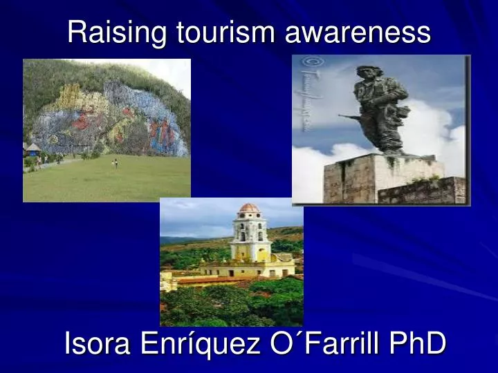 raising tourism awareness