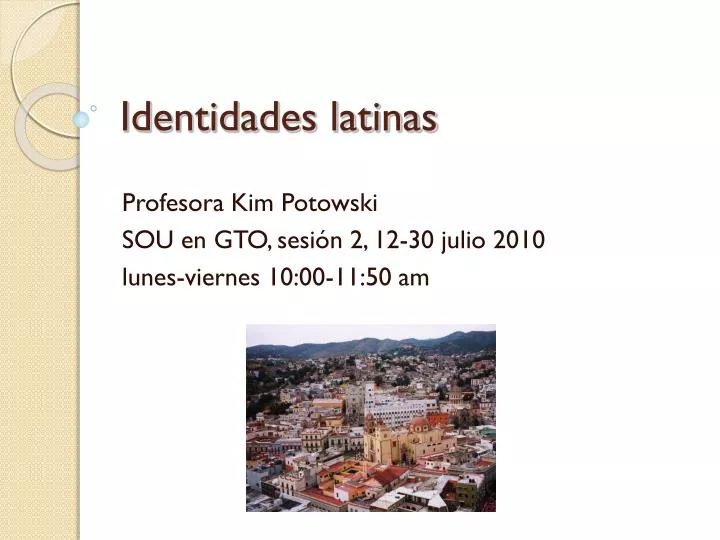 identidades latinas