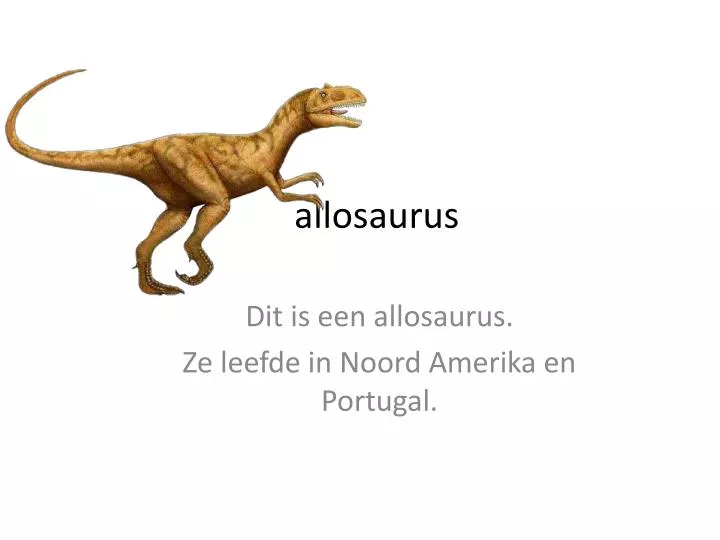 allosaurus