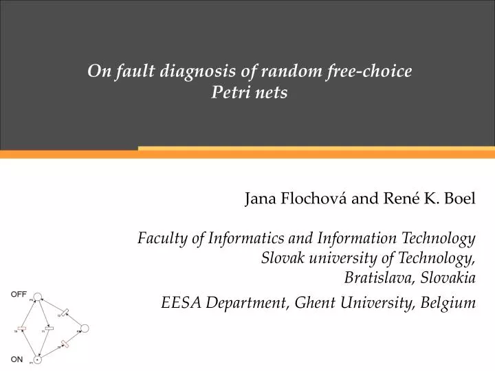 on fault diagnosis of random free choice petri nets