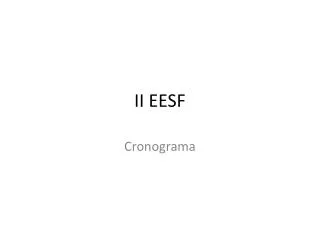 ii eesf