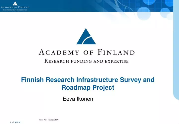 finnish research infrastructure survey and roadmap project