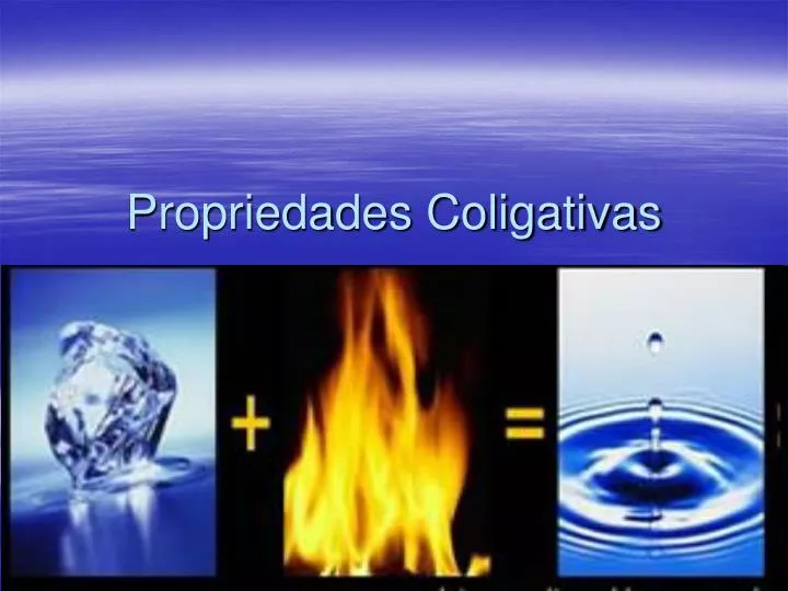 propriedades coligativas