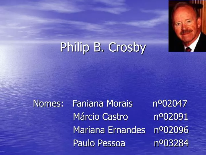 philip b crosby